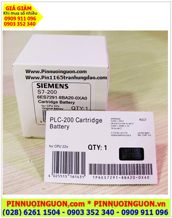 Pin S7-200; Pin Siemens S7-200; Pin nuôi nguồn Siemens S7-200 Lithium 3v chính hãng _xuất xứ Đức